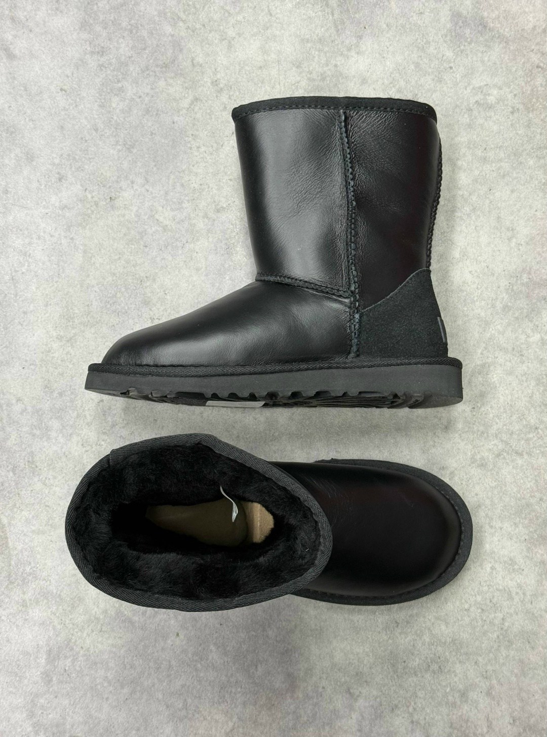 мужские угги ugg classic с мехом черные большие размеры,угги мужские,угги,,женские угги