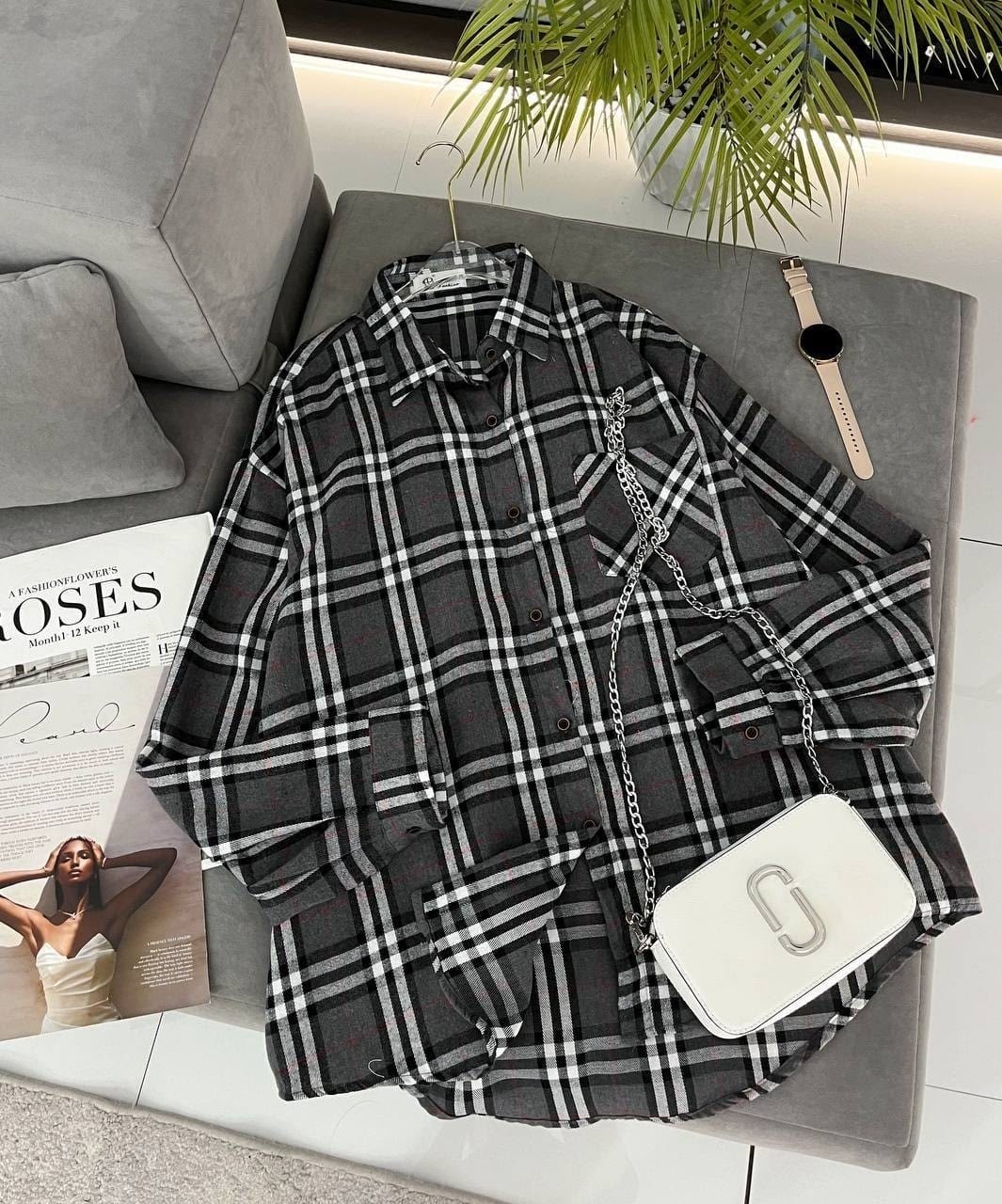 рубашка женская оверсайз в клетку,рубашка женская в клетку,burberry рубашка женская,рубашка burberry,рубашка женская в клетку модная