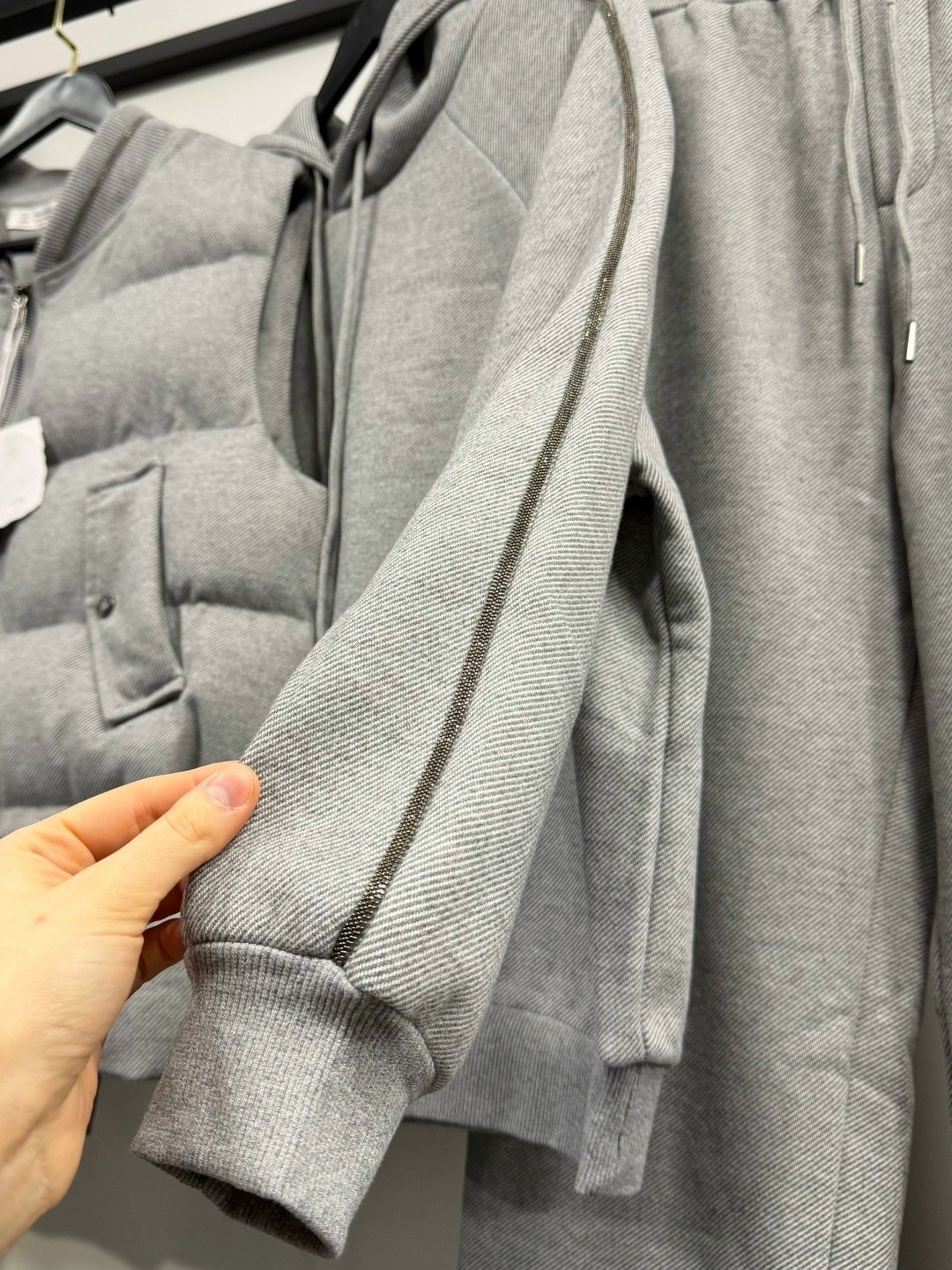 miu miu женский серый костюм тройка,костюм женский тройка,костюм тройка,костюм на флисе,теплый костюм на флисе