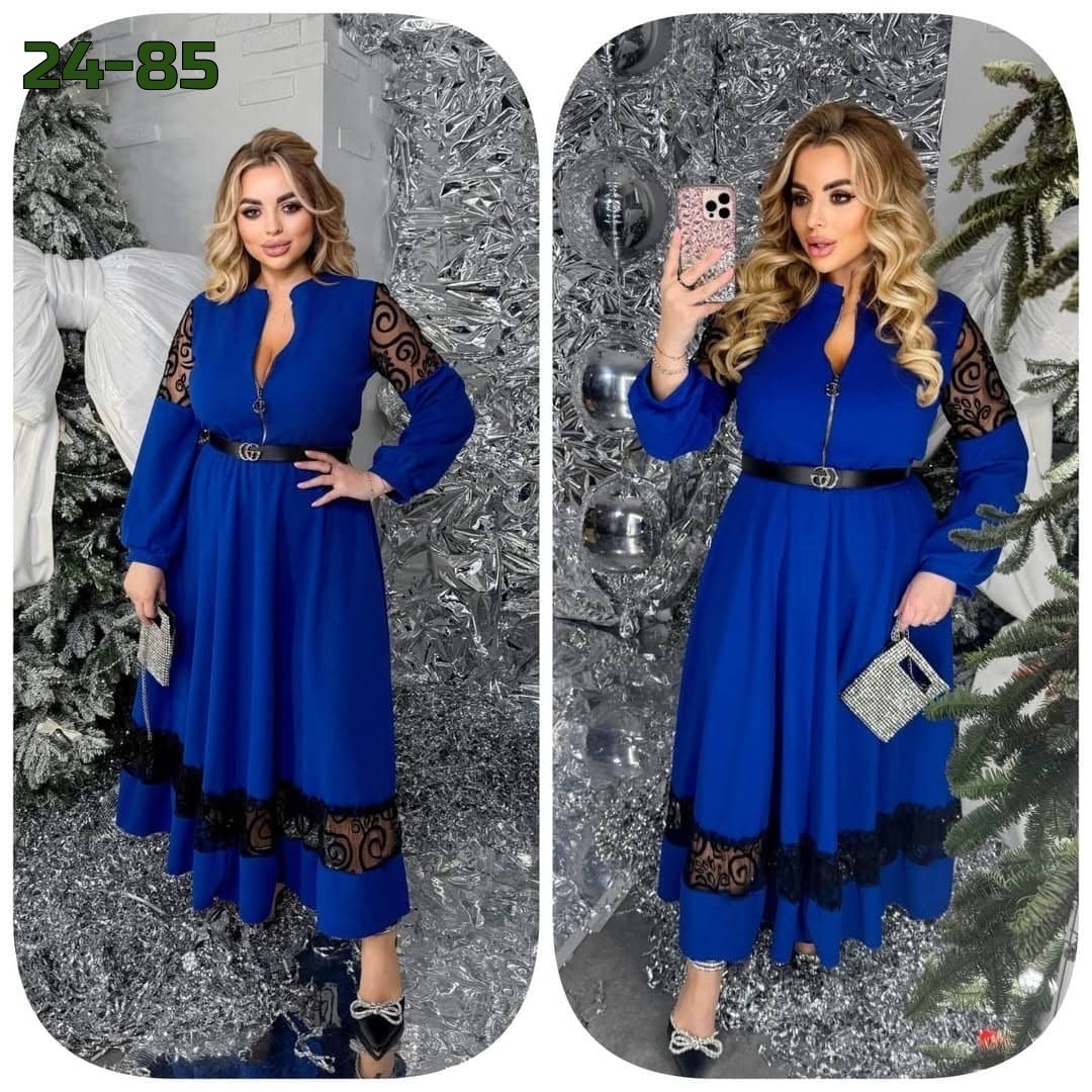 платье женская,платье 👗,нарядное платье,платье большие размеры,платье синее