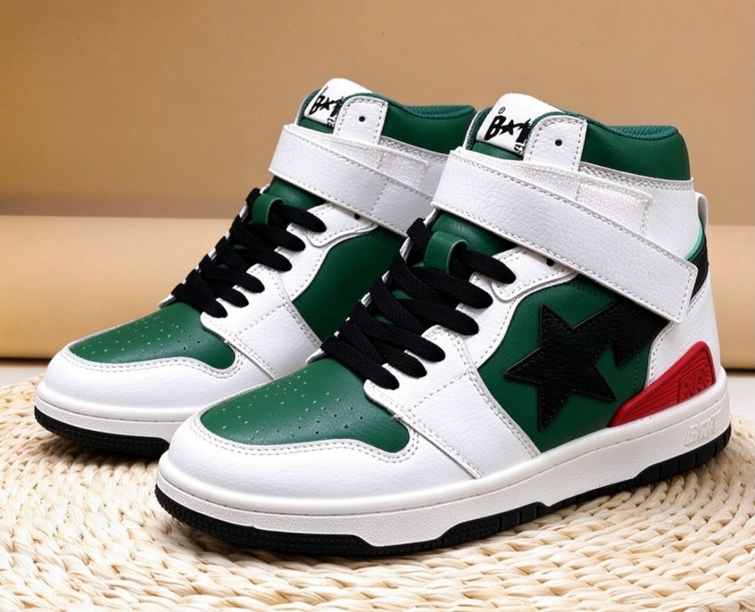 кроссовки,,bape кроссовки,спортивная ,высокие кроссовки