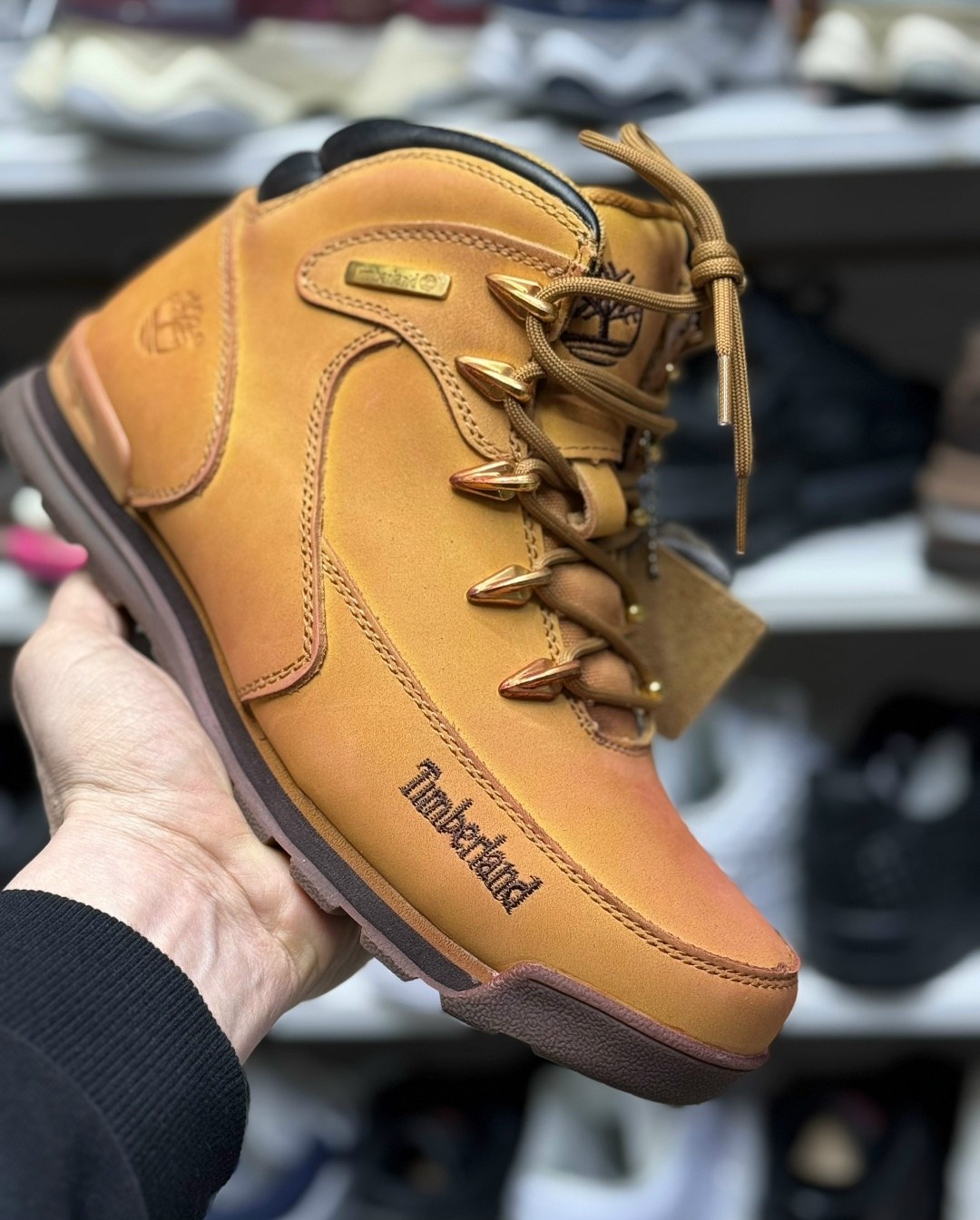 ботинки мужские timberland,ботинки зимние timberland,,ботинки timberland euro sprint hiker,кроссовки зимние тимберлэнд синие кожа
