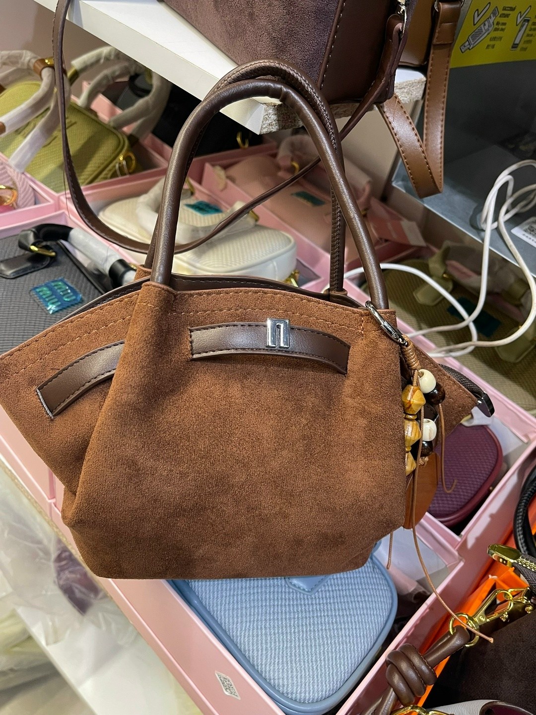 сумка,замшевая сумка,сумки женская,сумка loewe 33-15 см натуральная замша,модная сумка