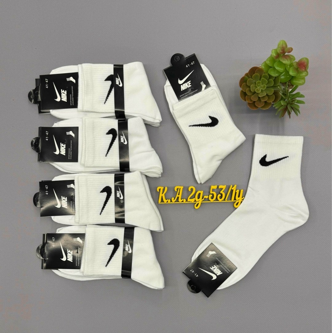 носки мужские 10 пар nike,комплект носков мужских nike c-18-3 белых 41-47,носки nike,носки мужские nike,носки мужские nike спорт