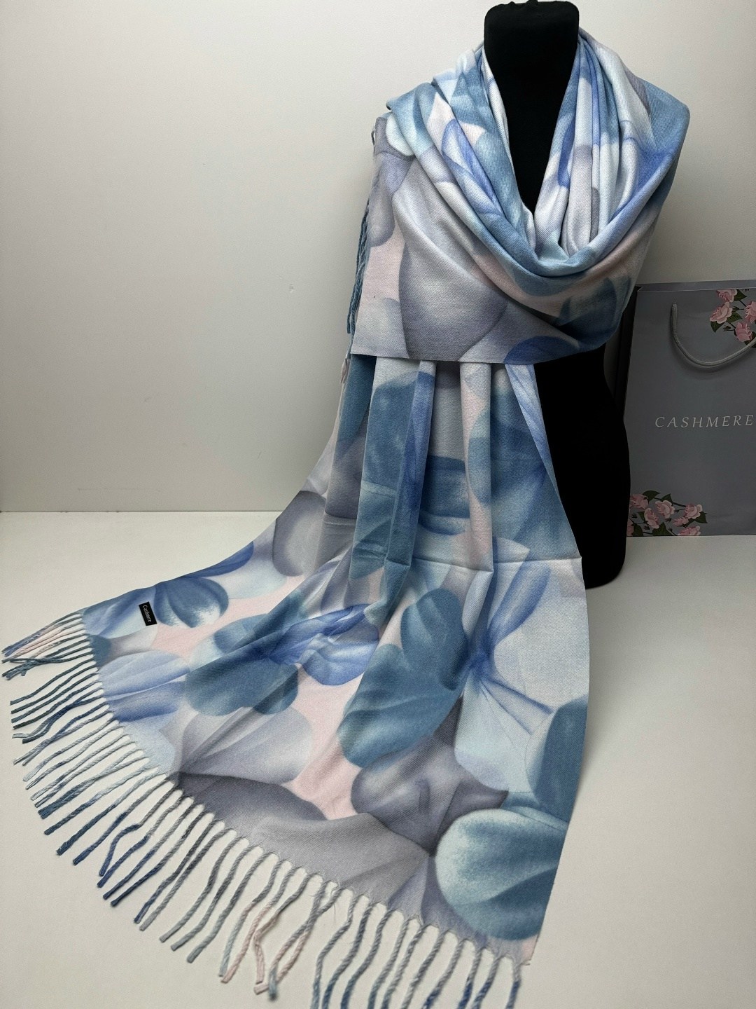 палантин кашемировый двусторонний шарф,палантин женский,шарфы и платки,палантин женский шарф,палантин