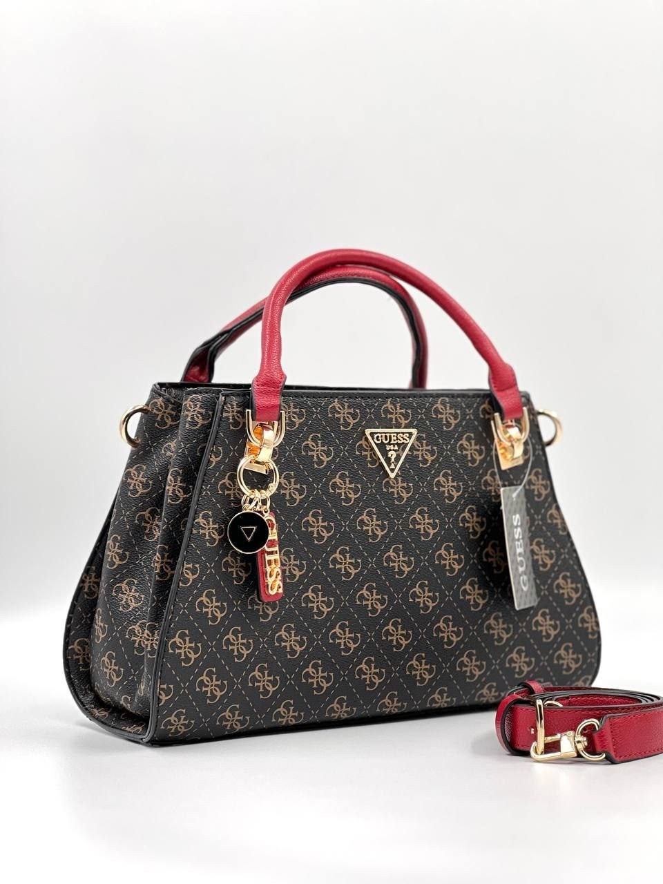 cумка guess,женская сумка guess,сумка guess коричневый,стильная сумка,guess сумка тоут