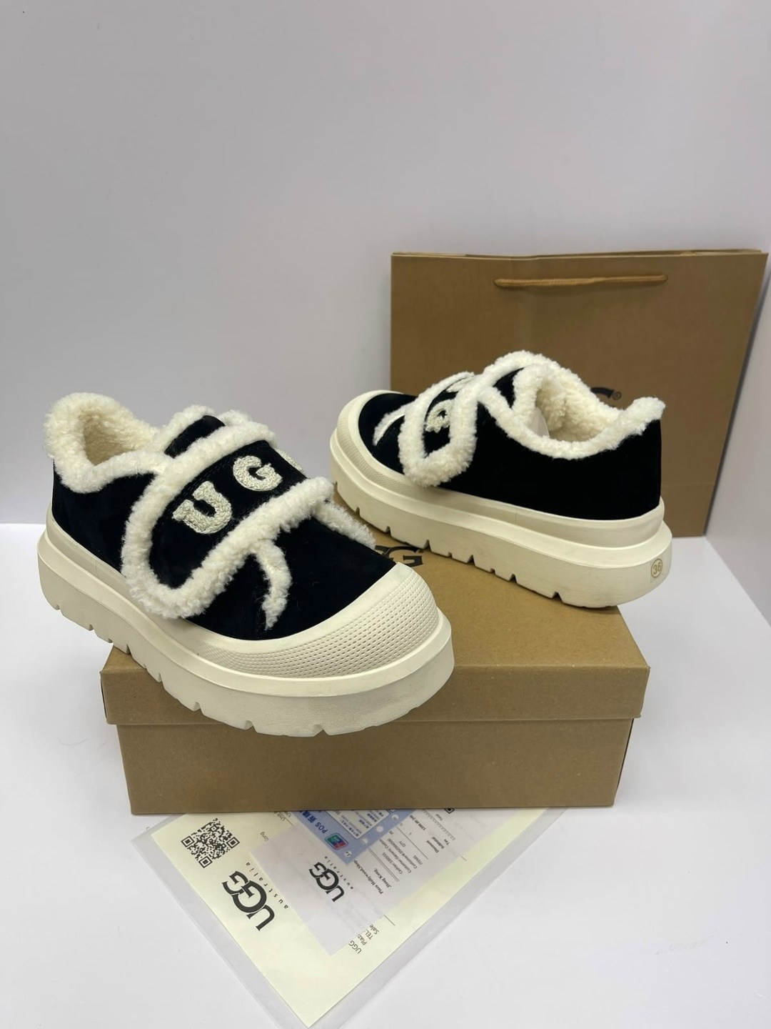 кеды с мехом ugg lady's shoes 278842419,брендовые кеды ugg на толстой подошве с мехом,,кеды с мехом ugg,кеды меховые женские