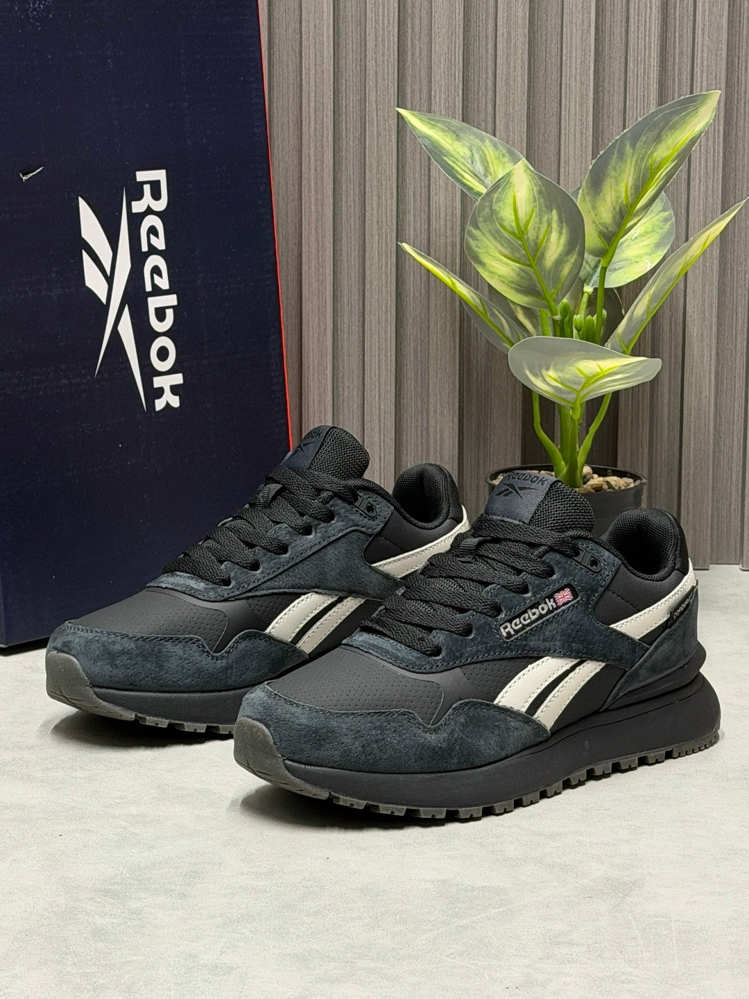 мужские кроссовки reebok,кроссовки classic reebok,кроссовки reebok,кроссовки reebok classic черный,мужские кроссовки reebok classic leather цвет чёрный размер 43 eu