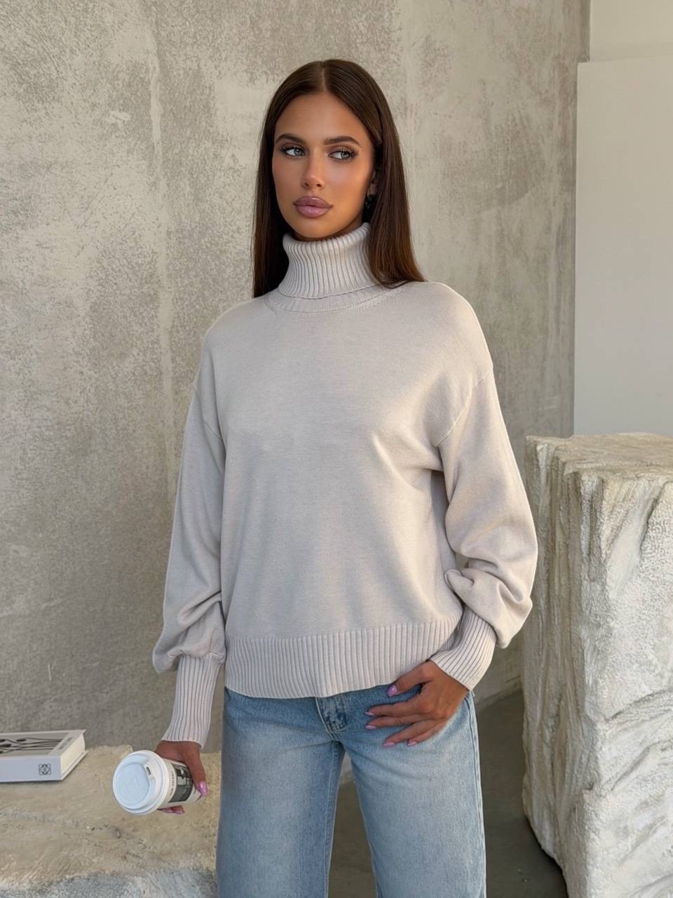 свитер оверсайз,свитер вязаный оверсайз с горлом кк fashion,свитер оверсайз с горлом,cozycouture свитер оверсайз вязаный с горлом,свитер женский