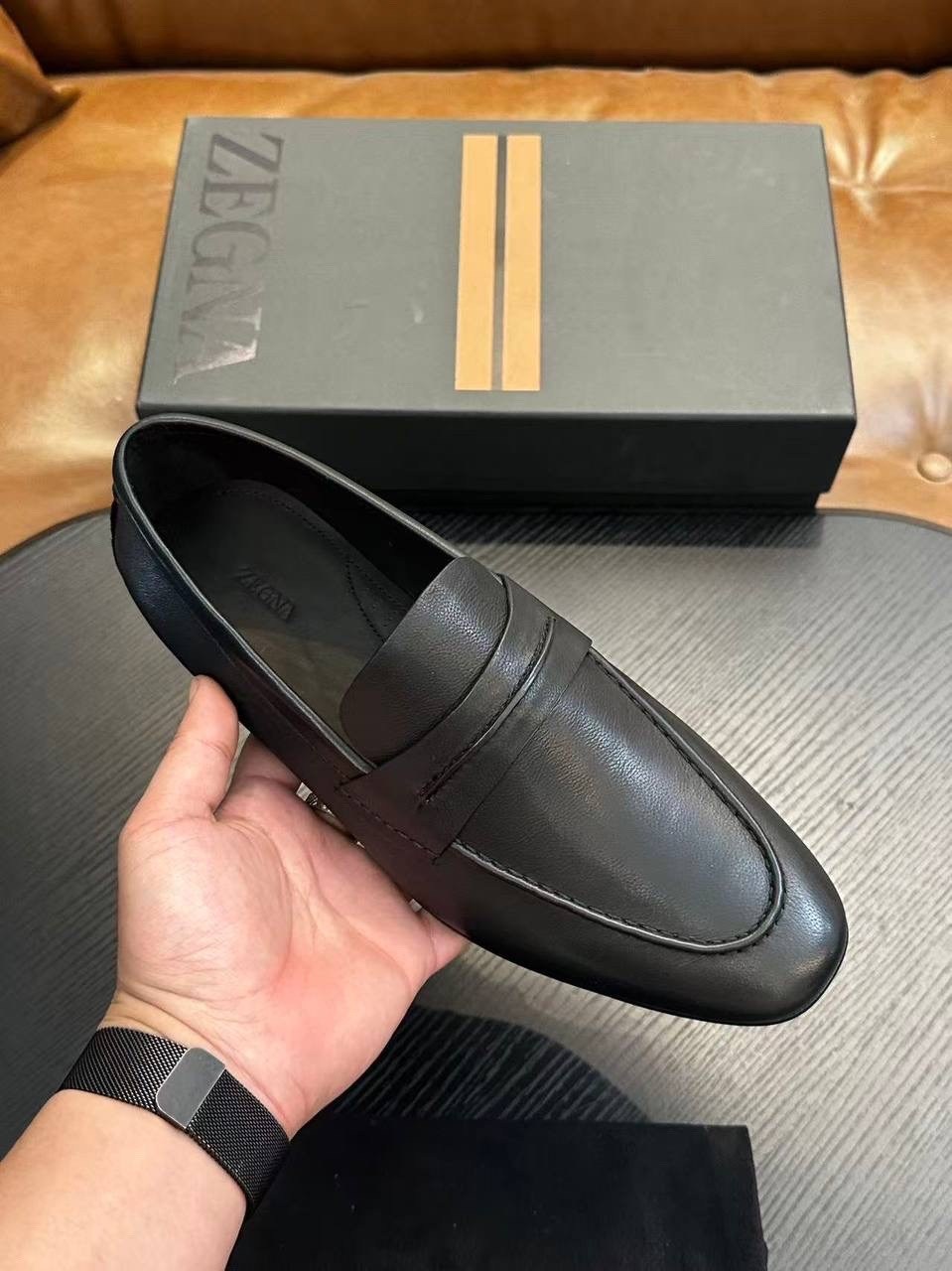 ,лоферы ermenegildo zegna,лоферы мужские,мужские кожаные лоферы,туфли мужские