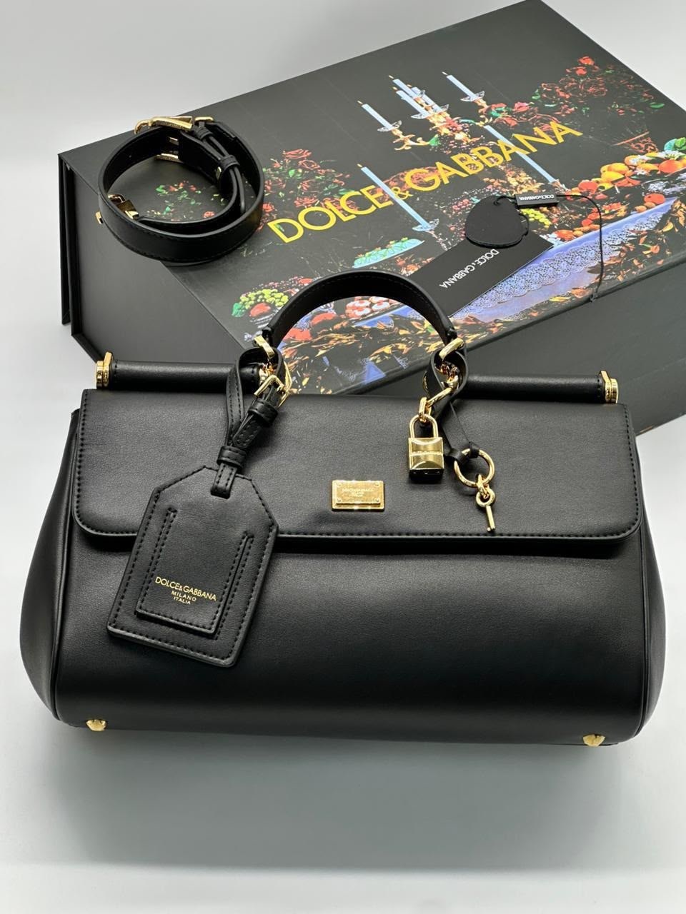 сумка dolce&gabbana,сумка дольче габбана,большая сумка тоут sicily dolce&gabbana,сумка,чёрная женская сумка my sicily dolce & gabbana