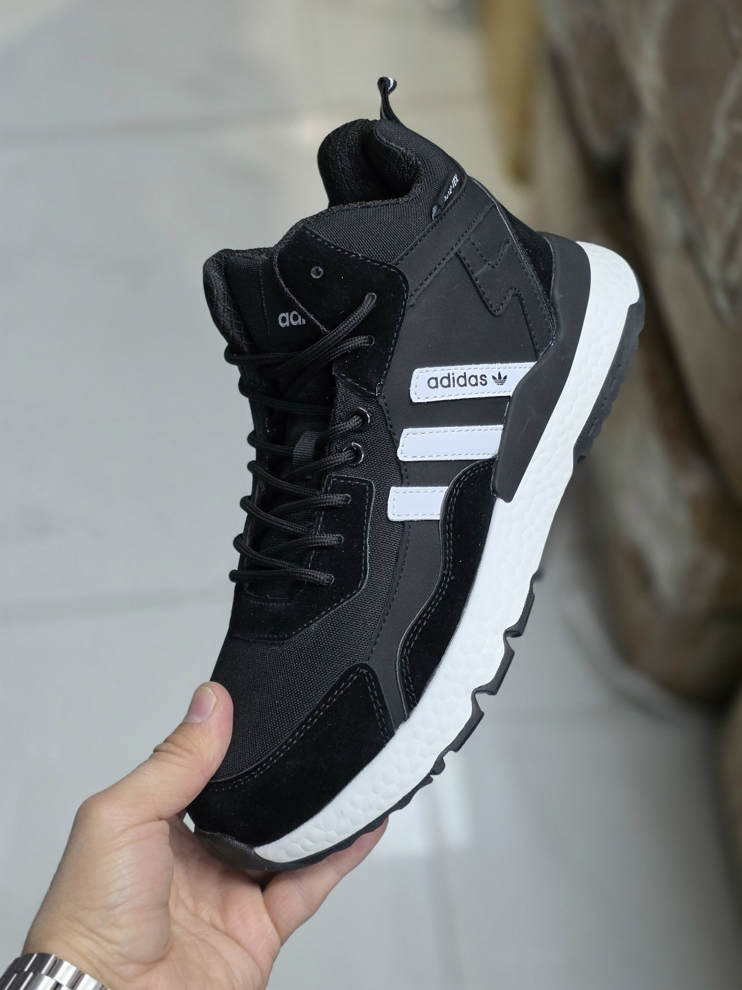 зимние кроссовки adidas niteball hi,зимние кроссовки adidas,кроссовки adidas nite jogger,кроссовки мужские adidas,кроссовки adidas