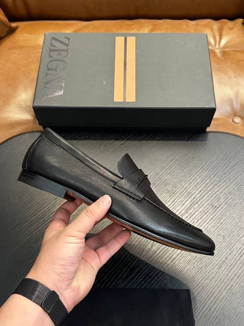 ,лоферы ermenegildo zegna,лоферы мужские,мужские кожаные лоферы,туфли мужские