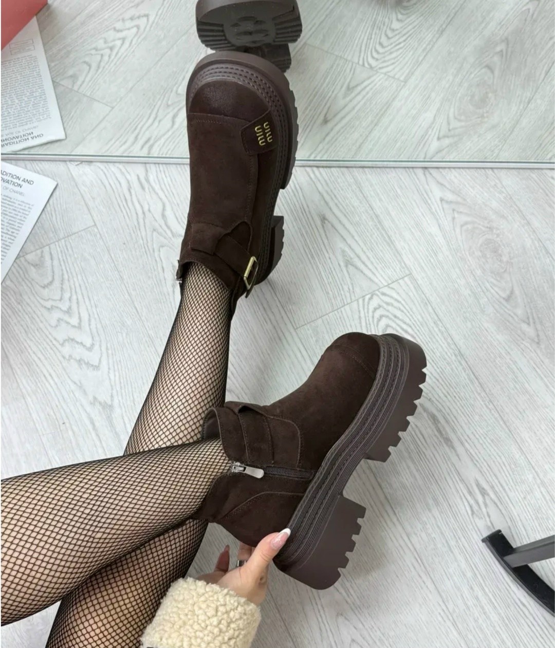ботинки miu miu,,ботинка женские зимние,ботиночки, женская