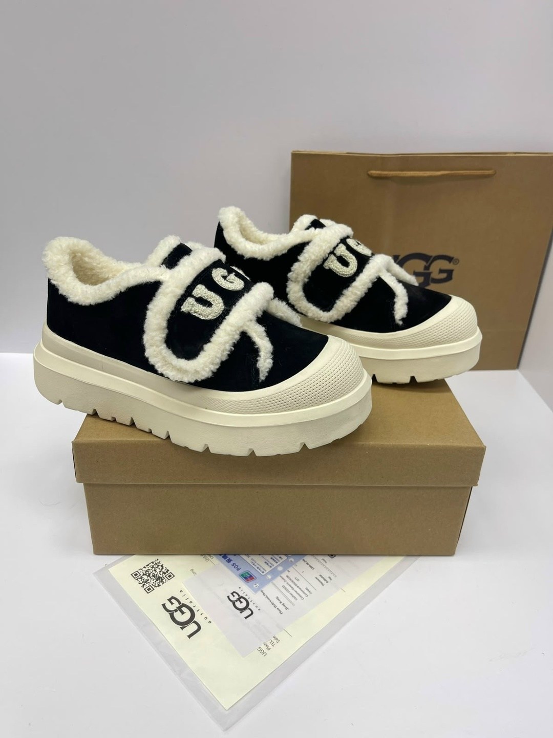 кеды с мехом ugg lady's shoes 278842419,брендовые кеды ugg на толстой подошве с мехом,,кеды с мехом ugg,кеды меховые женские