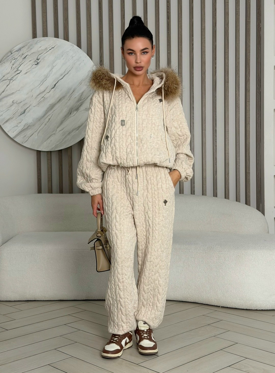 кашемировый костюм beverly milk,костюм женский,костюм спорт,костюм спортивный женский,женский теплый костюм