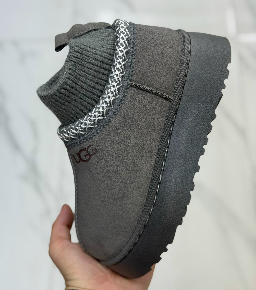 угги ugg женские,женские угги,угги зимние короткие на платформе,,зимние угги ugg tazzette с трикотажной вставкой