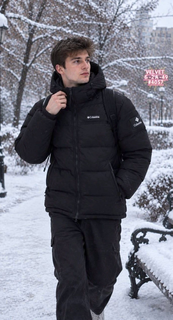 пуховик мужской columbia cloudview down hooded jacket черный,куртка columbia,зимняя куртка columbia,мужская зимняя куртка,пуховик columbia мужской