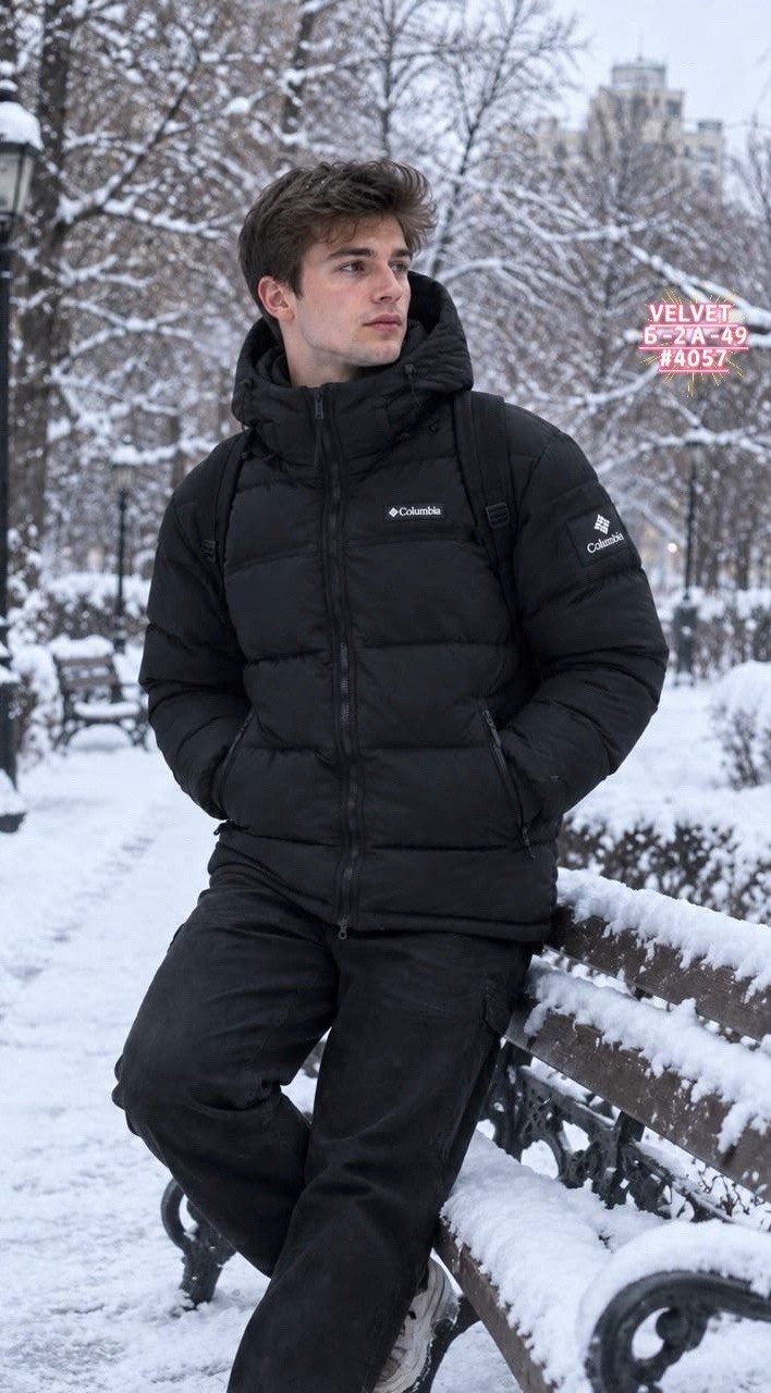 пуховик мужской columbia cloudview down hooded jacket черный,куртка columbia,зимняя куртка columbia,мужская зимняя куртка,пуховик columbia мужской