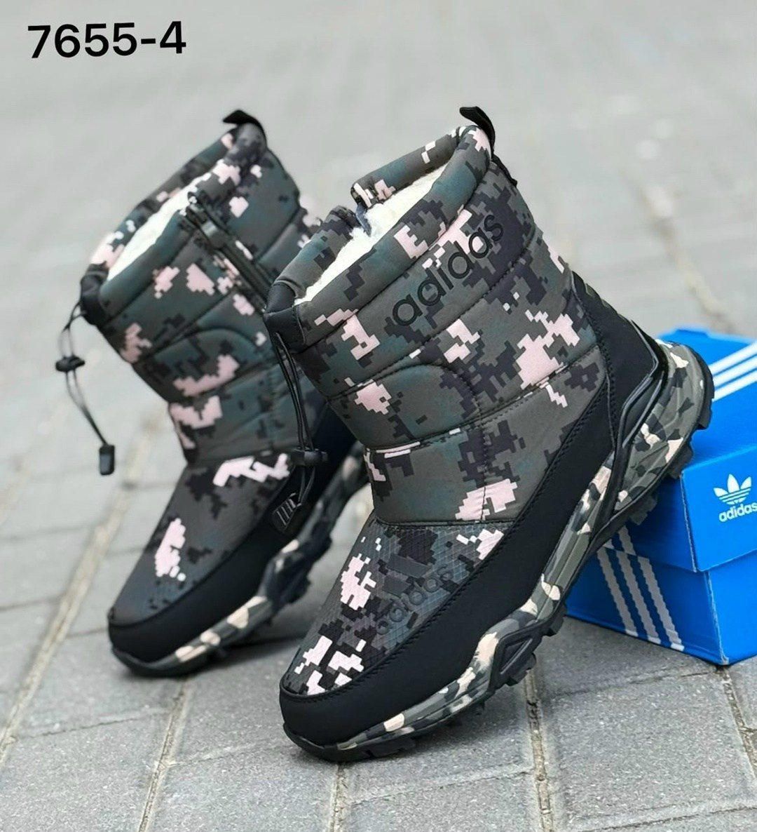 дутики adidas, женская зимняя,, зимняя,зимние дутики