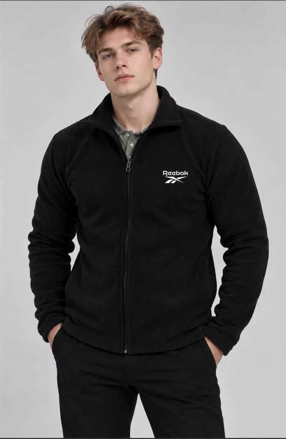 толстовка reebok,олимпийка reebok,мужские толстовки reebok,мужская куртка reebok,флисовая толстовка