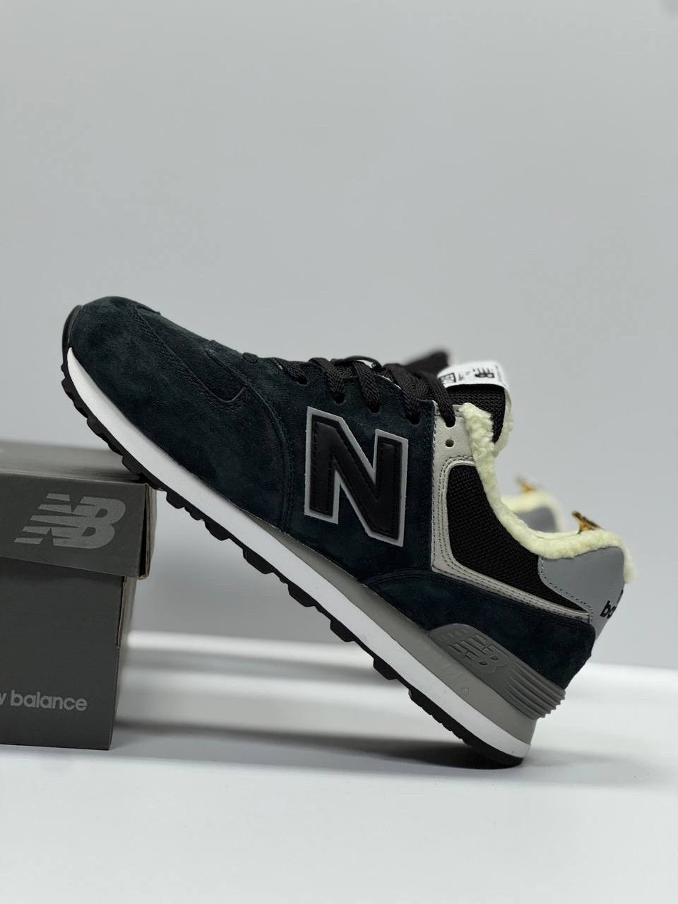 кроссовки new balance 574 высокие зимние с мехом,кроссовки new balance 574 зимние,мужские зимние кроссовки nb 574 премиум-класса,кроссовки nb 574 темно-синие зимние,кроссовки new balance 574