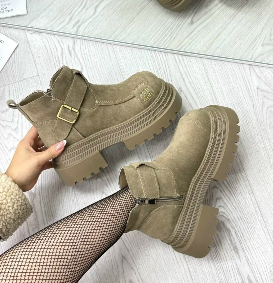 ботинки miu miu,,ботинка женские зимние,ботиночки, женская