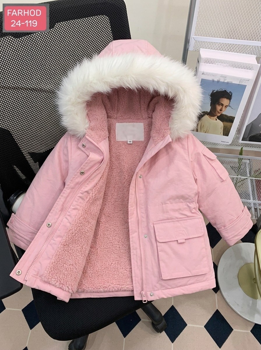зимняя куртка,куртка парка зимняя удлиненная подростковая lmdy 275153732,куртка зимняя женская,куртка с мехом на капюшоне,куртка женская зима