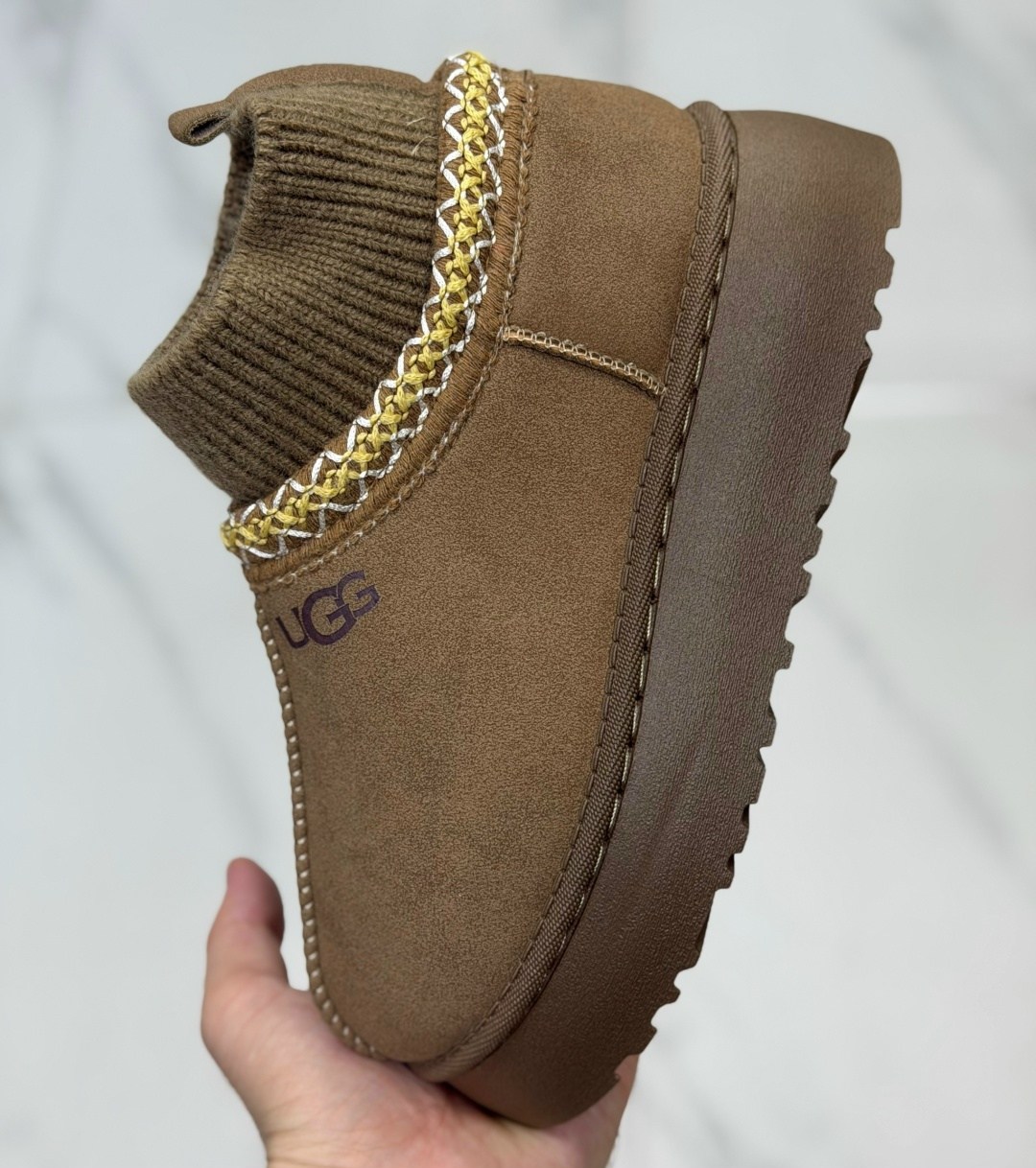 угги ugg женские,женские угги,угги зимние короткие на платформе,,зимние угги ugg tazzette с трикотажной вставкой