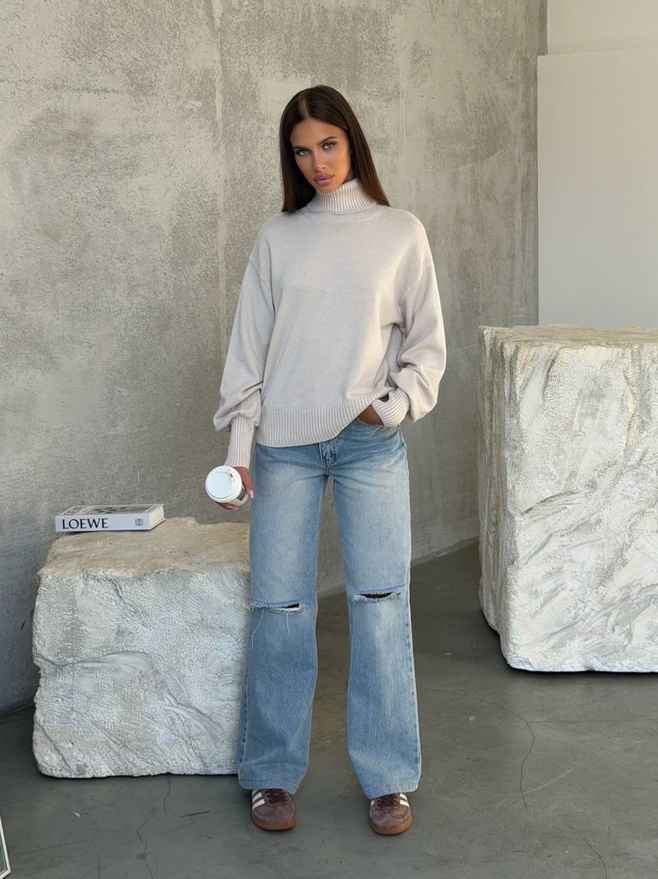 свитер оверсайз,свитер вязаный оверсайз с горлом кк fashion,свитер оверсайз с горлом,cozycouture свитер оверсайз вязаный с горлом,свитер женский