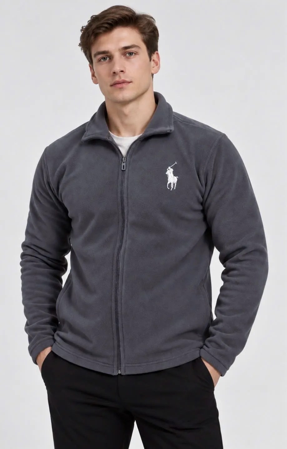 polo ralph lauren black full zip hoodie,мужская толстовка,толстовка,свитшот polo ralph lauren