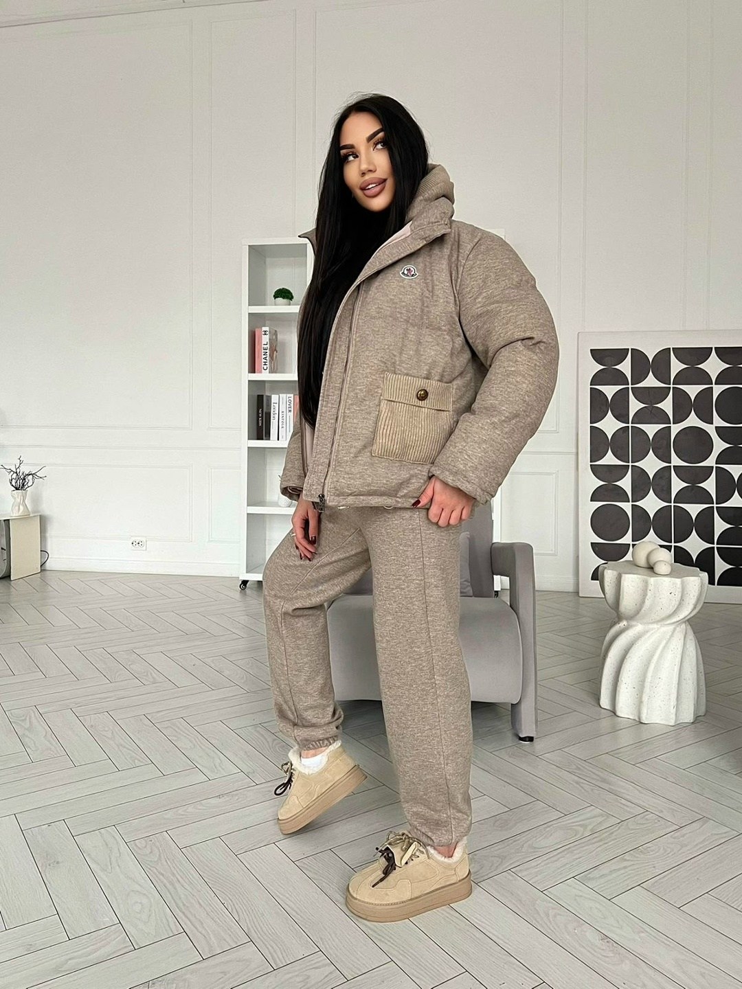 костюм тройка с курткой,костюм женский тройка,miu miu женский серый костюм тройка premium,костюм теплый,miu miu женский серый костюм тройка