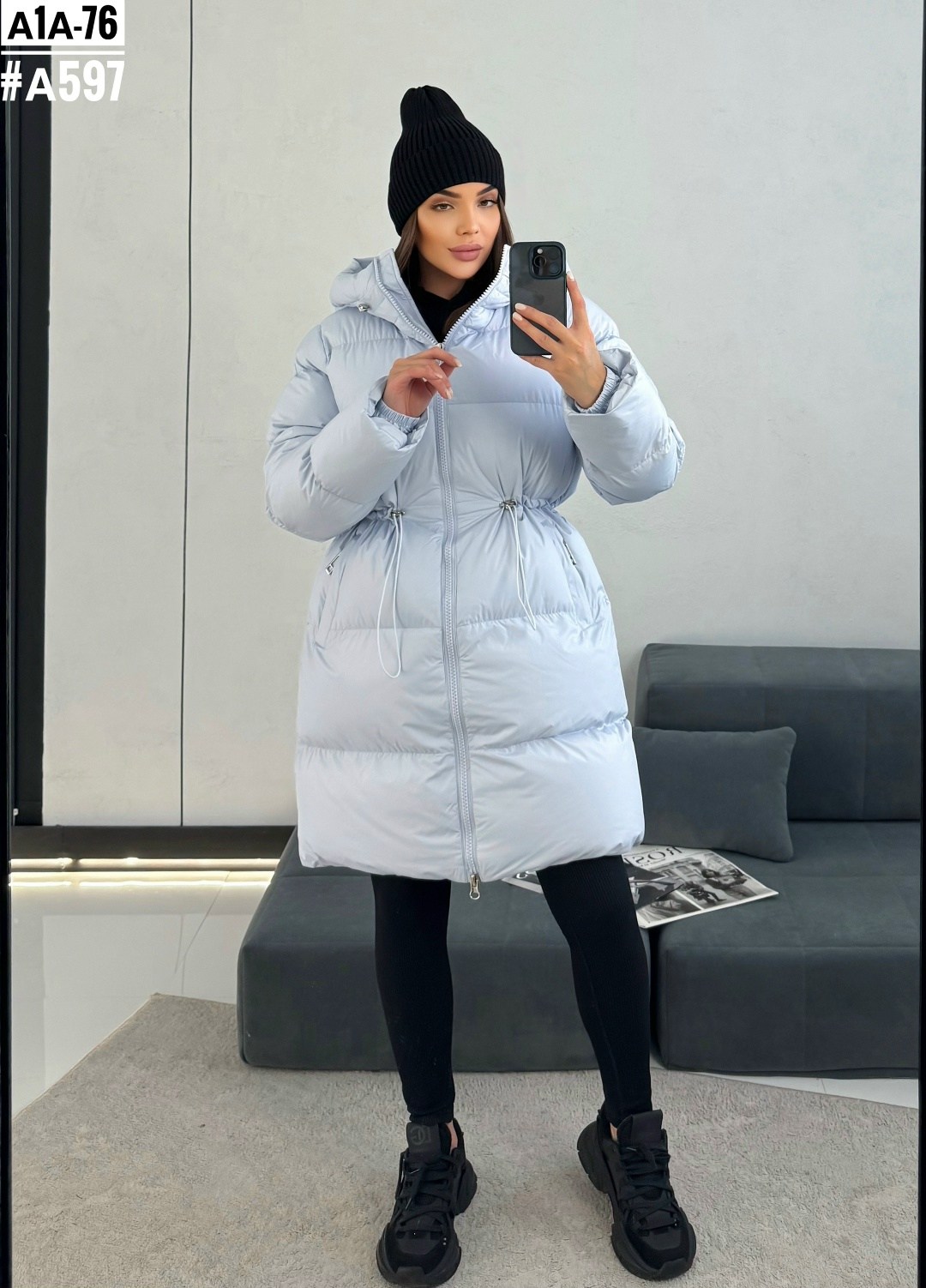 удлиненная куртка зимняя с капюшоном и воротником brusni4ka fashion 244312489,удлиненная куртка,женская зимняя куртка,пуховик женский,куртка демисезонная