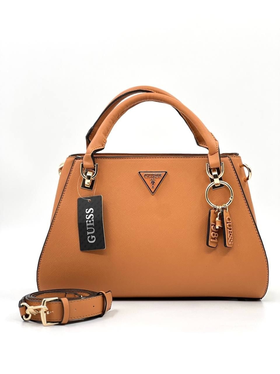 женская сумка guess,сумка guess,сумка guess белая,guess сумка тоут,сумка с ручками guess meridian girlfriend satchel hwbg8778060 бледно-серый