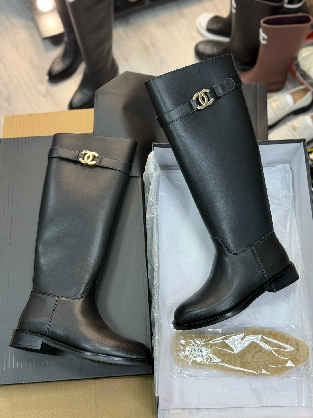 ,сапоги,женские сапоги,сапоги chanel,сапоги шанель