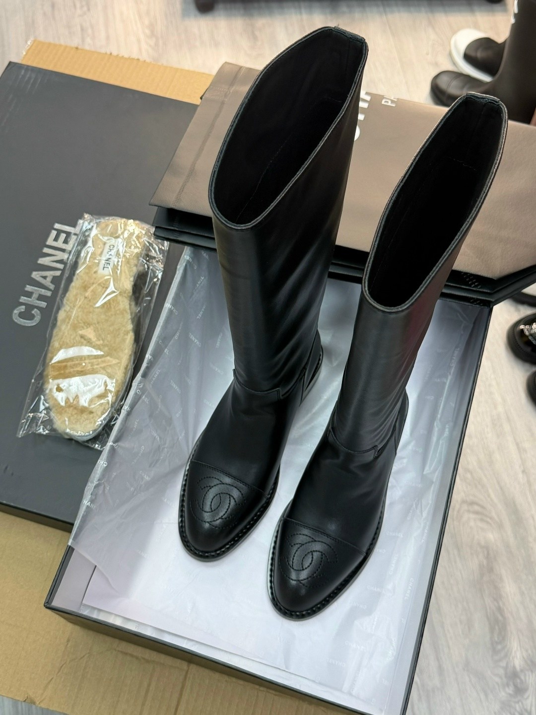 сапоги chanel,,женские сапоги,сапоги шанель,сапоги