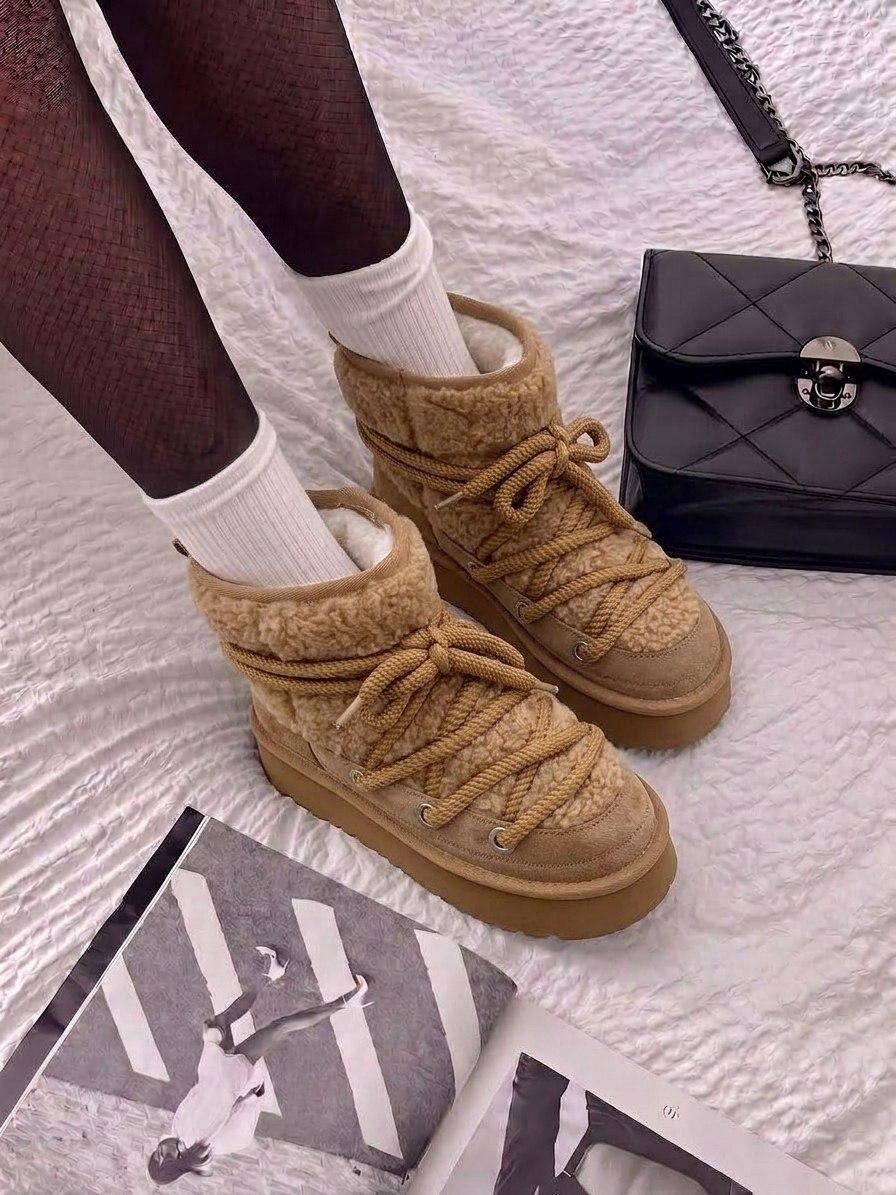 угги женские зимние на платформе луноходы ugg 278448831,,угги женские,угги женские зимние,угги женские зимние на платформе луноходы ugg цвет коричневый