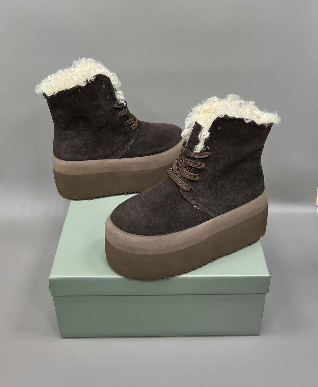 ботинки зимние женские ugg замшевые на платформе,,женские ботинки,ботинки зимние женские,зимняя
