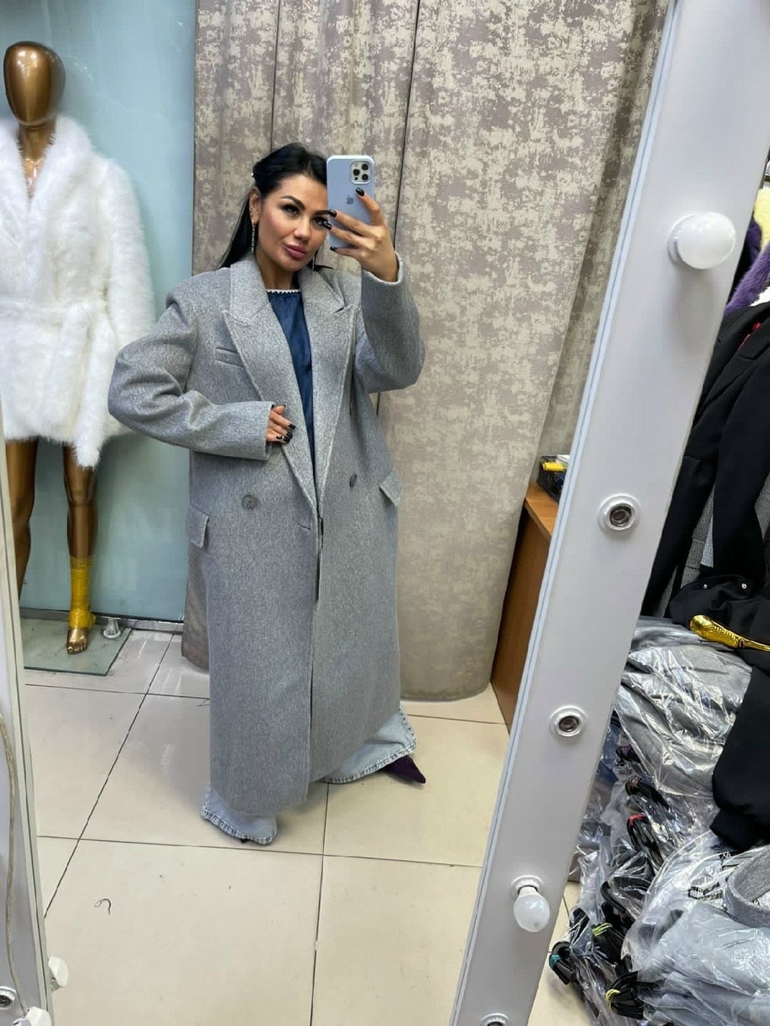 стильное пальто,пальто женские,серое пальто,длинное пальто женское,пальто длинное