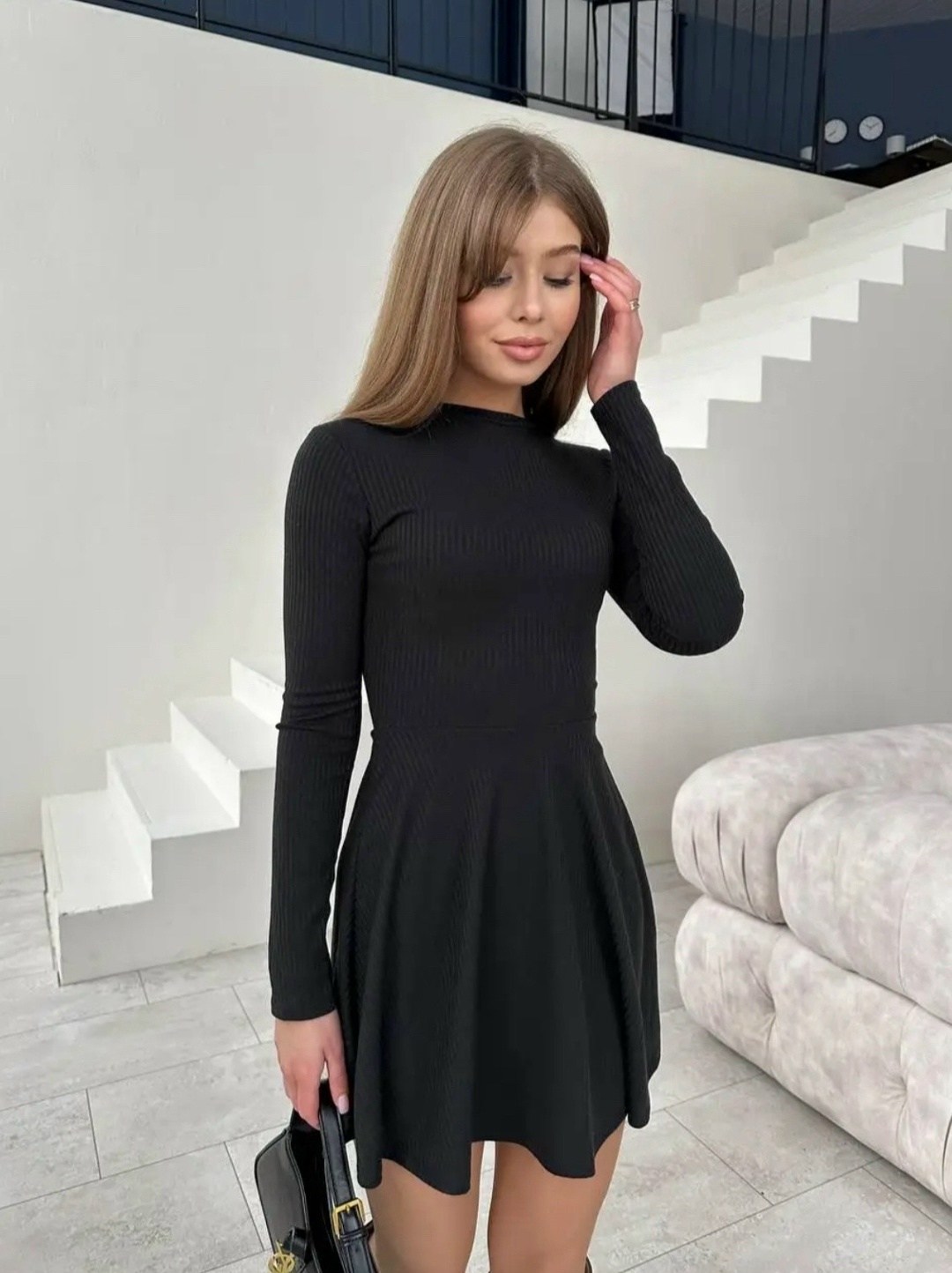 платье лапша,женская платья лапша,фиолетовое платье,вязаные платья,приталенное платье
