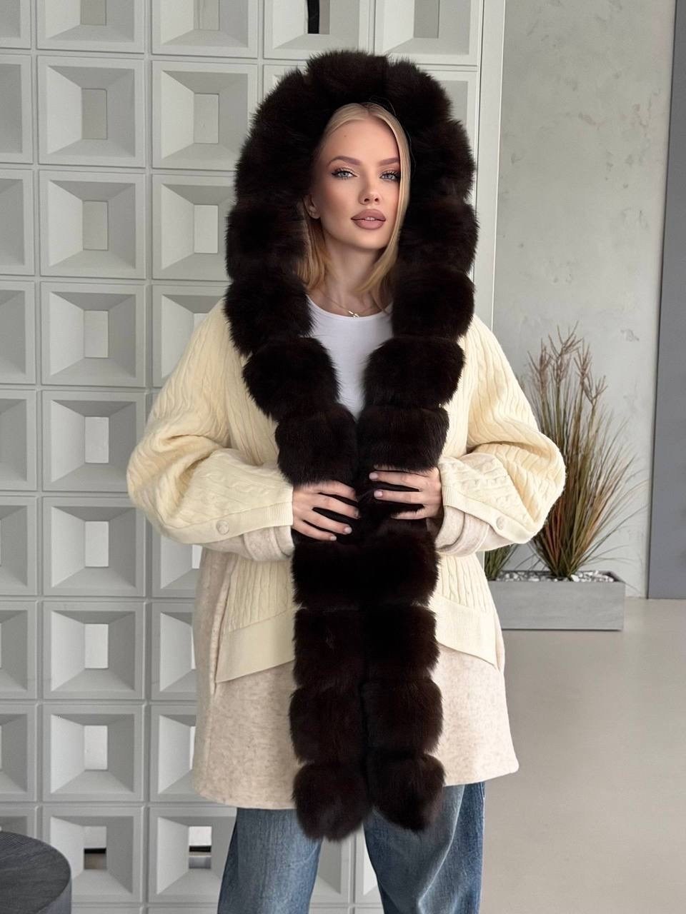кардиган альпака,пальто женское альпака,пальто альпака,куртка меховая,кардиган меховой