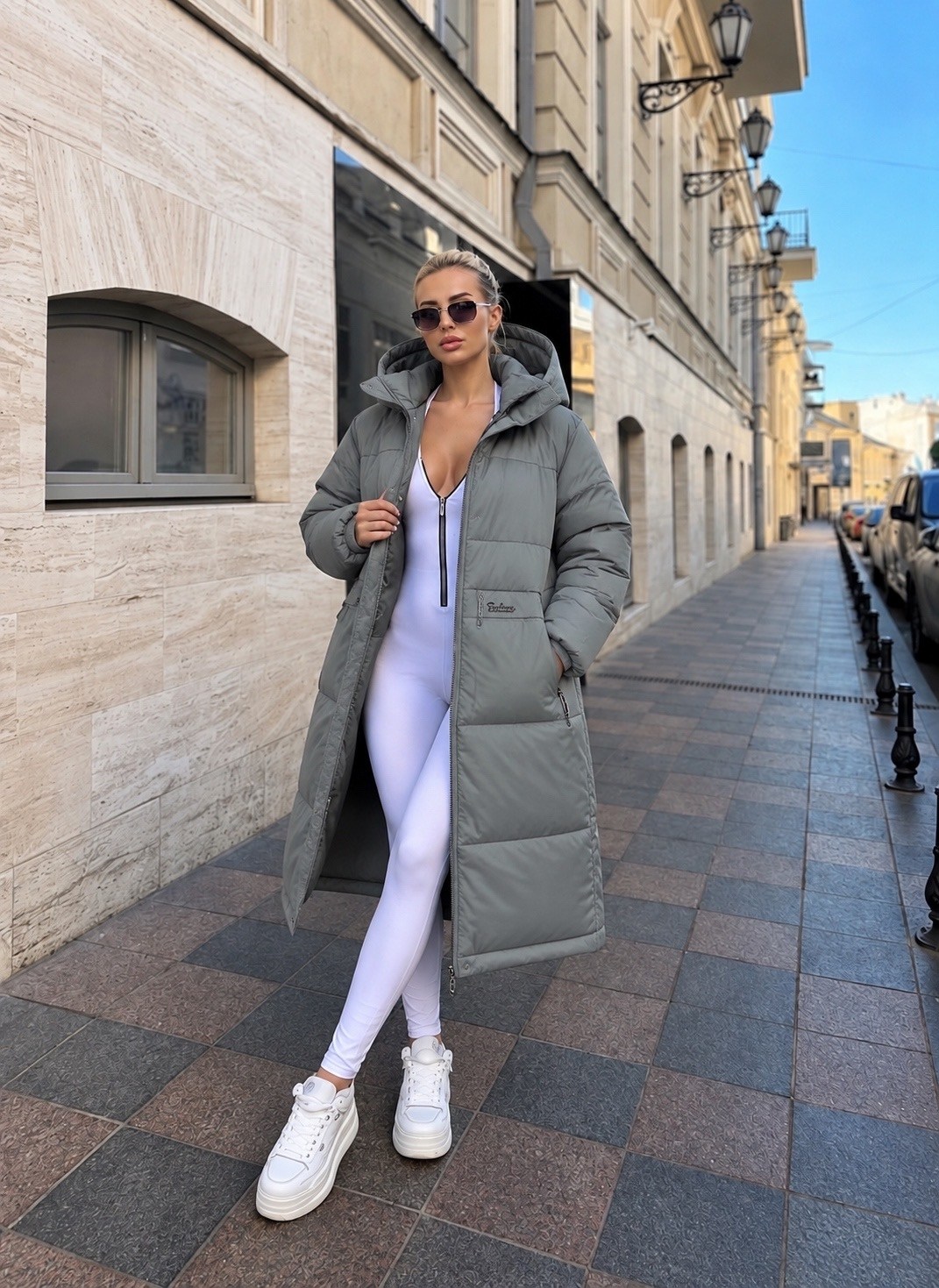 пуховик зимний длинный с капюшоном оверсайз ksulor brand,длинные пуховики,пуховик зимний,пуховик женский,зимний пуховик длинный с капюшоном reg&life