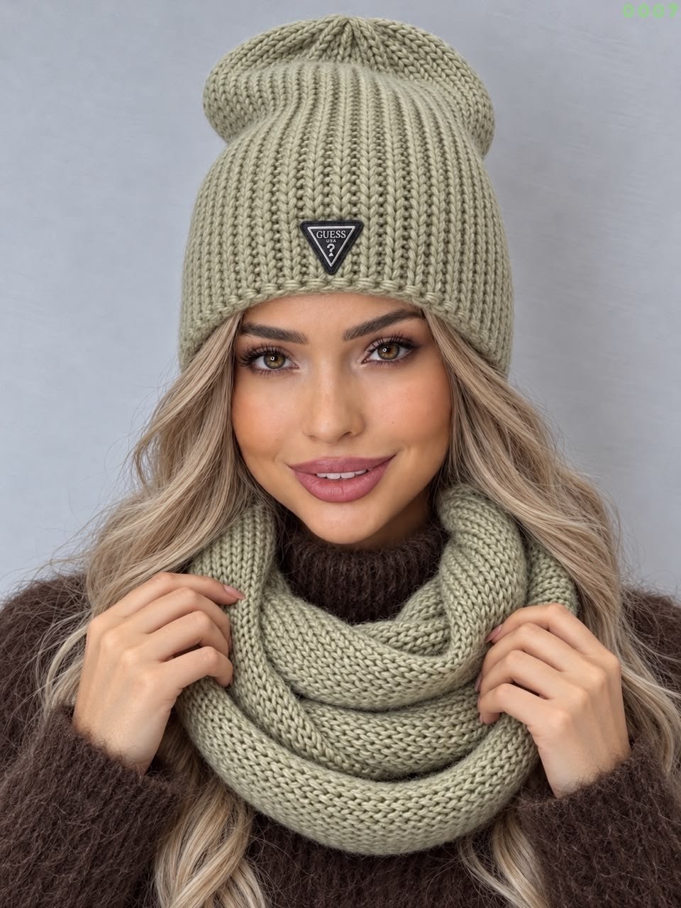 шапка со снудом комплект,женский комплект guess шапка+хомут,комплект шапка со снуд midora-rus 258206923,шапка снуд комплект,комплект шапки