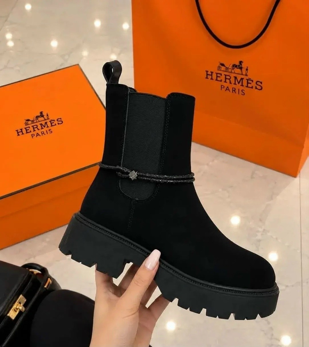 ботинки hermes,,женские ботинки, женская,ботинки