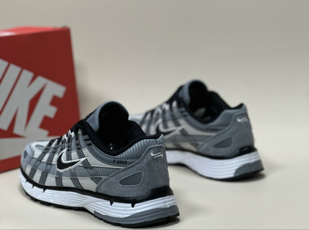 кроссовки nike p-6000,кроссовки nike,кроссовки мужские p-6000 с низким верхом черный серый nike,мужские кроссовки,кроссовки