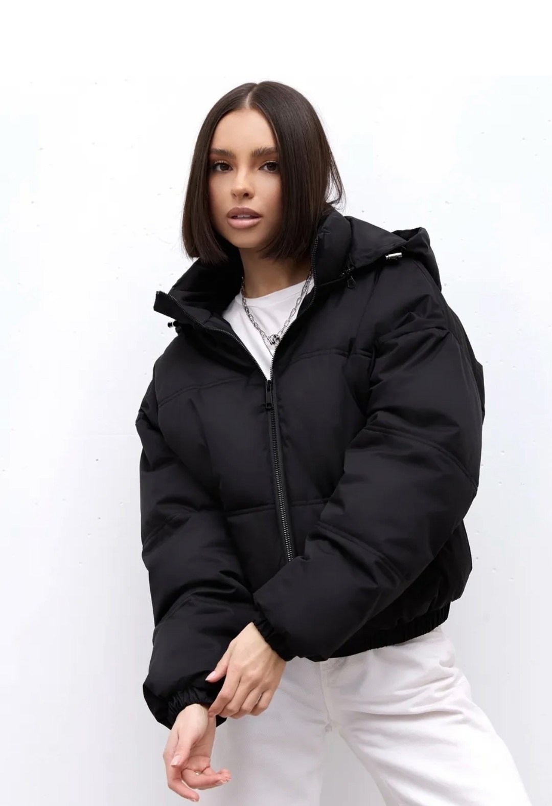 демисезонная куртка,куртка демисезонная с капюшоном vau look цвет голубой,куртка оверсайз,куртка женская,куртка модная