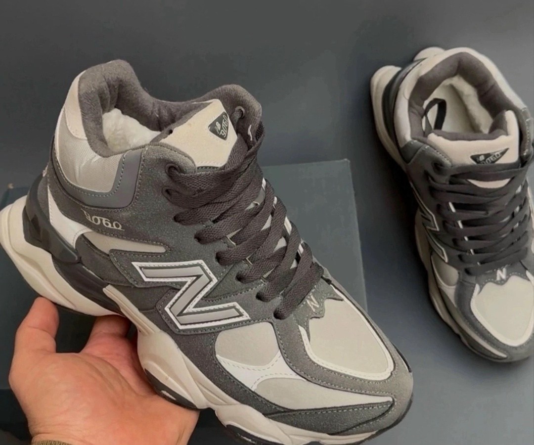 кроссовки new balance 9060 зимние,зимние кроссовки мужские "new balance 9060",кроссовки мужские new balance,кроссовки new balance 9060,зимние кроссовки new balance 9060 high цвет серый