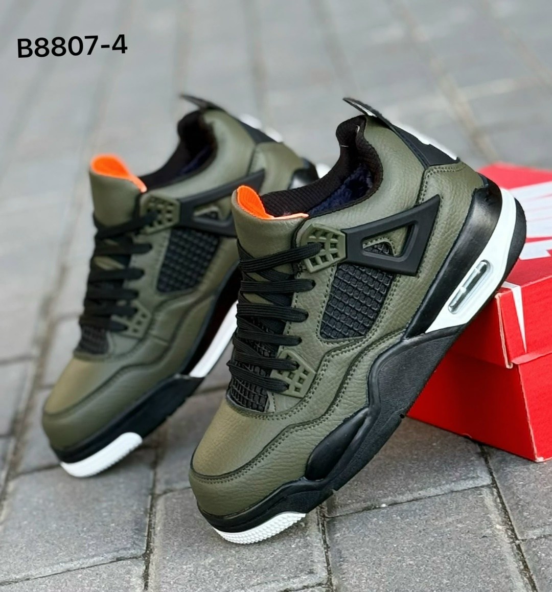 зимние кроссовки nike air jordan 4,кроссовки nike air jordan 4,кроссовки nike air jordan 4 retro,мужская  кроссовки,мужской кроссовки