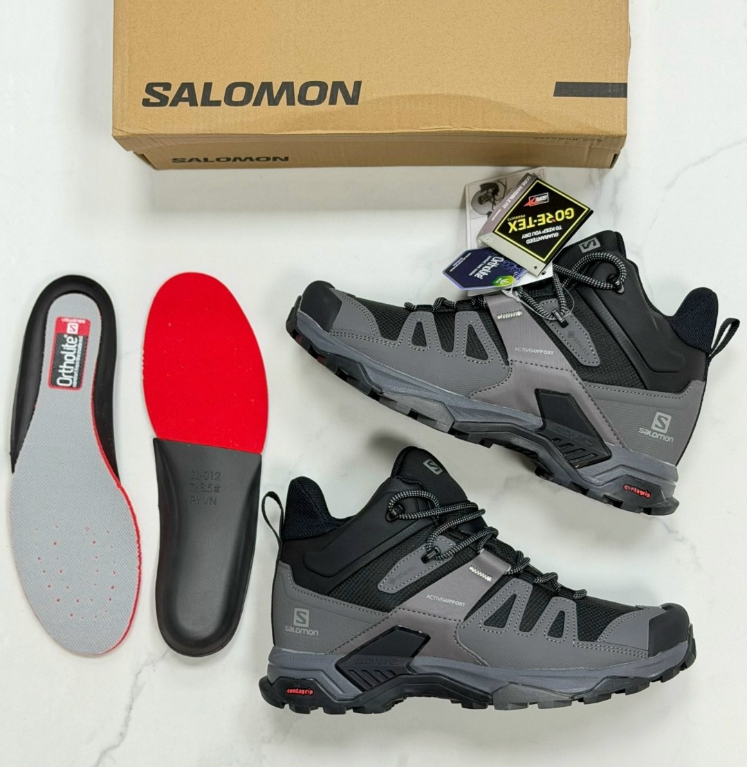 salomon x ultra 4 mid gtx,ботинки salomon x ultra 4 mid gtx,мужские хайкинговые ботинки salomon x ultra 4 mid gore-tex,походные ботинки x ultra 4 mid gore-tex мужские salomon черный,ботинки salomon