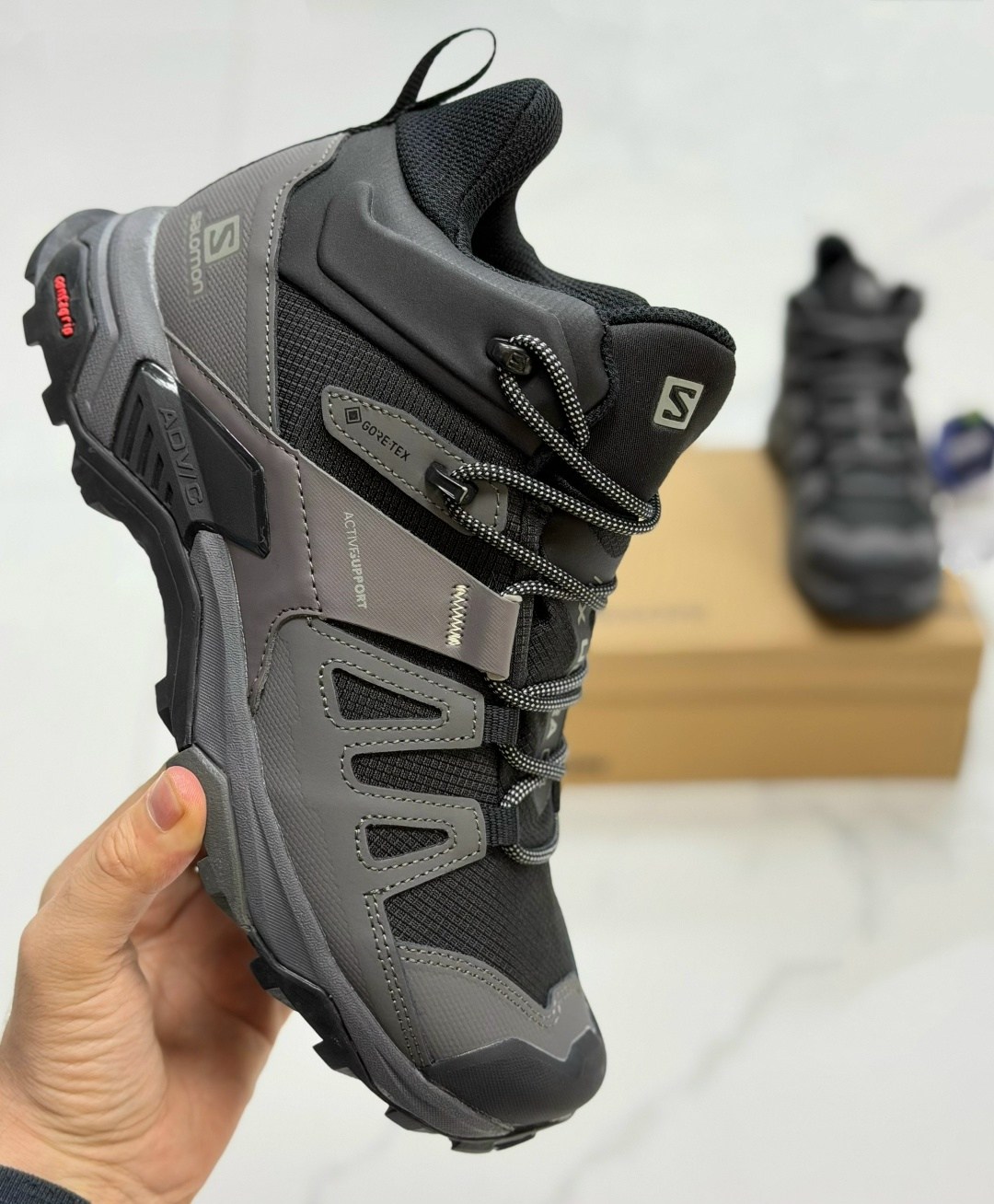salomon x ultra 4 mid gtx,ботинки salomon x ultra 4 mid gtx,мужские хайкинговые ботинки salomon x ultra 4 mid gore-tex,походные ботинки x ultra 4 mid gore-tex мужские salomon черный,ботинки salomon